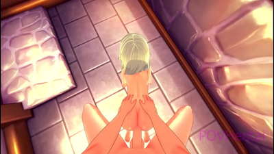 (Trap) Dryadalis ancilla faciem tuam adiuvat ut lavas.